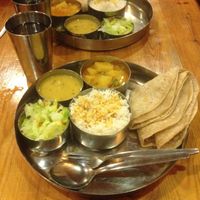 Thali of the day at Diwana Bhel Poori House in North West London