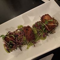 Fried tofu with quinoa and guac - starter  at The Gate - Hammersmith in West London