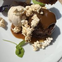 Sticky toffee pudding  at The Gate - Hammersmith in West London