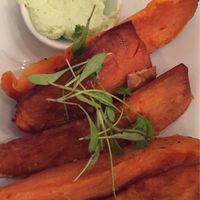 Roasted spiced sweet potato wedges  at The Gate - Hammersmith in West London