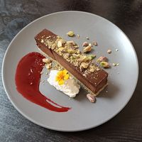 Vegan Pistachio Chocolate Torte at The Gate - Hammersmith in West London