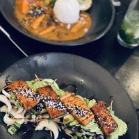 Dragon roll and curry  at The Gate - Hammersmith in West London