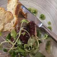 starter - chestnut pâté   at The Gate - Hammersmith in West London