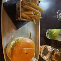 main - beetroot burger  at The Gate - Hammersmith in West London