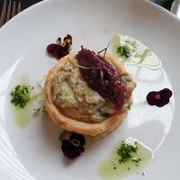 Three onion vol-au-vent. Yummy at The Gate - Hammersmith in West London