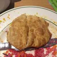 Bhel poori (I asked and the man said it was vegan) at Indian Veg Bhelpoori House in North London