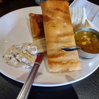 Masala Dosa with coconut chutney at Jai Krishna in North London