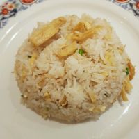 egg fried rice at Loving Hut in North London