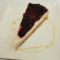 lemon cheesecake at Loving Hut in North London