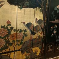 decor at Loving Hut in North London