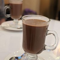 Hot Chocolate to finish (not on the menu, but we asked...and they obliged). It was really well made, actual melted chocolate, not that powdered rubbish! at Loving Hut in North London
