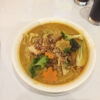 Laksa  at Loving Hut in North London