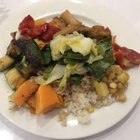 Buffet plate 2 at Loving Hut in North London