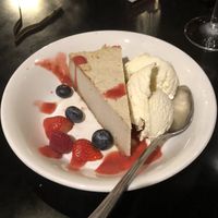 Vanilla cheesecake (vegan( baked with cashew based topping - wholesome and not too sweet at Riverside Vegetaria in Kingston Upon Thames