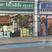 From across the road at The Health Store in South West London