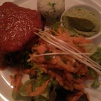 Enchilada lasagne at Manna London Restaurant - Maybe closed in North West London