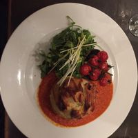 spinach and cashew cheese tart at Manna London Restaurant - Maybe closed in North West London