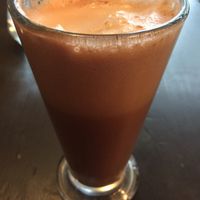 soy hot chocolate  at Manna London Restaurant - Maybe closed in North West London