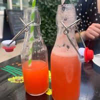 Homemade strawberry lemonade  at Manna London Restaurant - Maybe closed in North West London