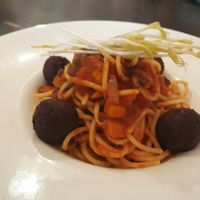 Spaghetti veatballs at Manna London Restaurant - Maybe closed in North West London