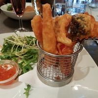 starter: vegetable tempura, Manna, London at Manna London Restaurant - Maybe closed in North West London