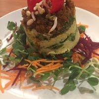 Raw lasagna   at Manna London Restaurant - Maybe closed in North West London