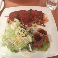 California plate  at Manna London Restaurant - Maybe closed in North West London