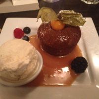sticky toffee pudding at Manna London Restaurant - Maybe closed in North West London