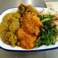 Vegan bowl at Planet Organic in West London