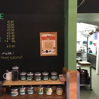 Their own chai at Earth Cafe in Manchester