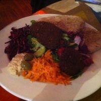 Falafel salad at Fuel in Manchester