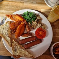 Yummy vegan brunch at Fuel at Fuel in Manchester