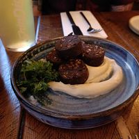 Black pudding at Greens in Manchester
