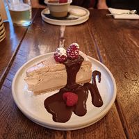 Cheesecake at Greens in Manchester