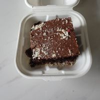 Chocolate gateau at The 8th Day in Manchester