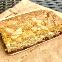 Bakewell slice  at The 8th Day in Manchester
