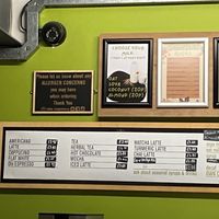 There is no dairy here  at The 8th Day in Manchester