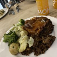 Lentil cottage pie  at The 8th Day in Manchester