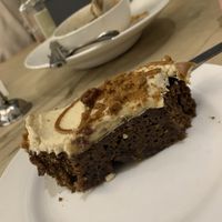 Biscoff sticky toffee cake  at The 8th Day in Manchester