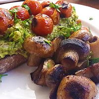 Avocado on toast at The 8th Day in Manchester