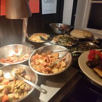 Lebanese buffet at Hitchcock's Vegetarian Restaurant in Hull