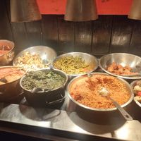 Lebanese buffer at Hitchcock's Vegetarian Restaurant in Hull