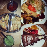 Thai night at Hitchcocks. at Hitchcock's Vegetarian Restaurant in Hull