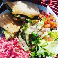 The Fun Guy with vegan cheese ❤ at The Zoo in Hull