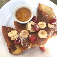 Vegan French toast :P at The Zoo in Hull