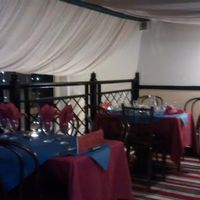Inside (first floor) at Hansa's Restaurant in Leeds