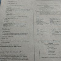 menu at Roots and Fruits in Leeds