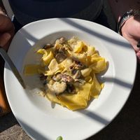 Vegetarian mushroom and leek   at Zeffirellis in Ambleside