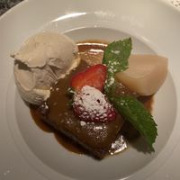 Sticky toffee pudding   at Zeffirellis in Ambleside