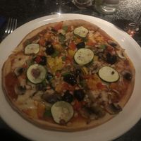 Big One pizza without aubergines or capers  at Zeffirellis in Ambleside